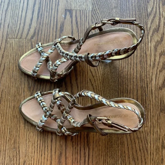 BCBGMaxAzria Braided Multi-Color Sandals - Picture 2 of 6